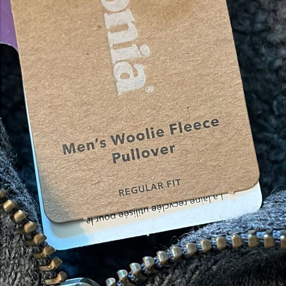 New! Patagonia Men's Woolie Fleece Pullover in Forge Gray Size Large NWT - Picture 8 of 14